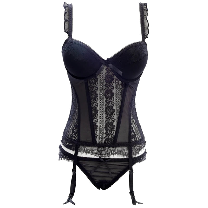 Sexy Bustier and Corset Women High Elastic Gothic Corset Female